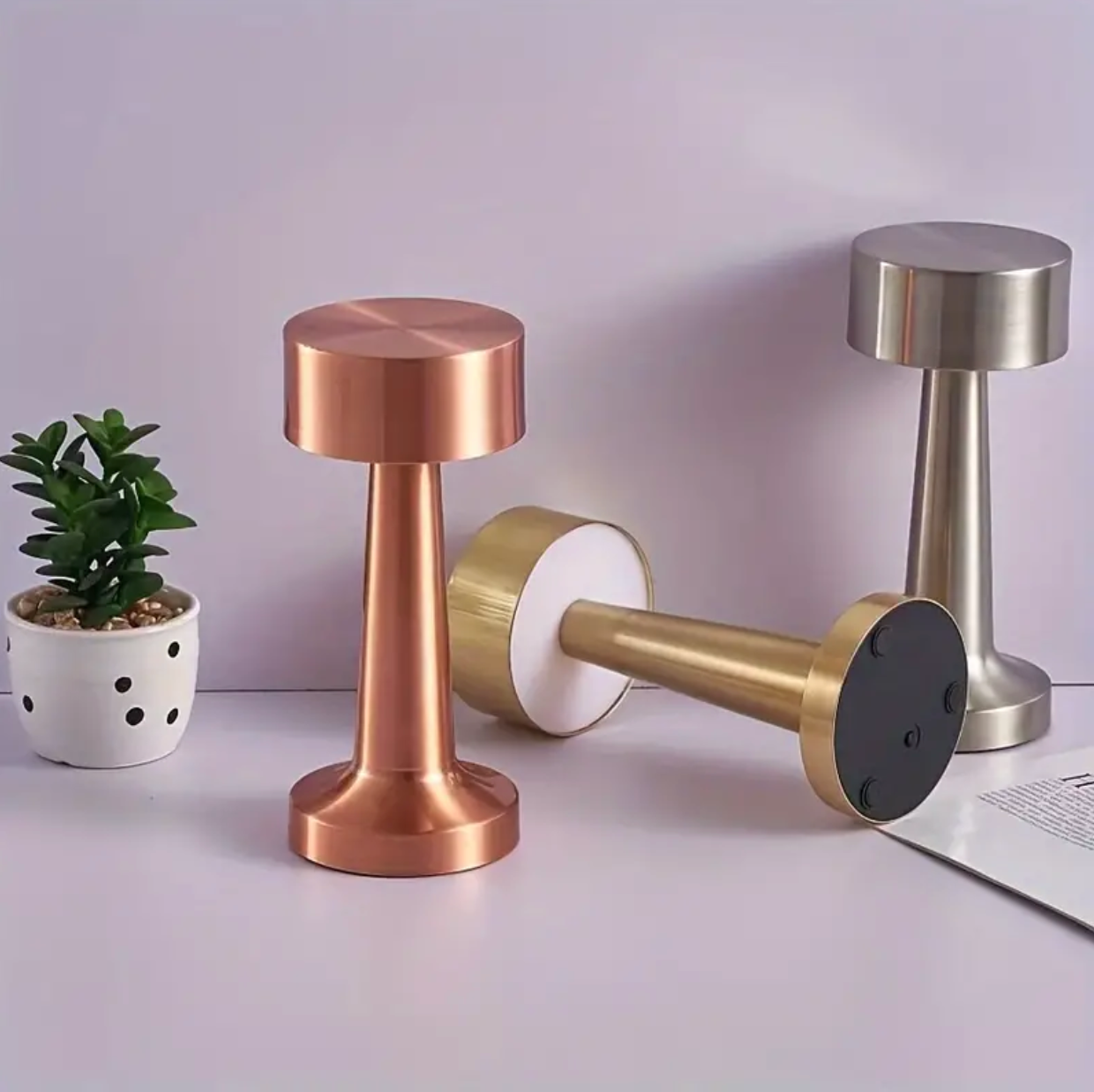 Cordless Dimmable LED Rechargeable Table Lamp ModernArt - Modern via Touch | Living Room | Reading Lamp | Bedside Lamp